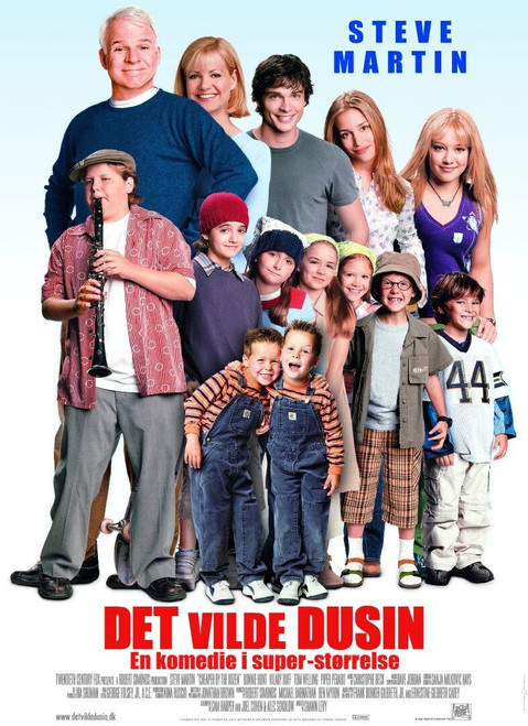 Cheaper by the Dozen (2003)_4 Movie Film Poster Canvas iconic design
