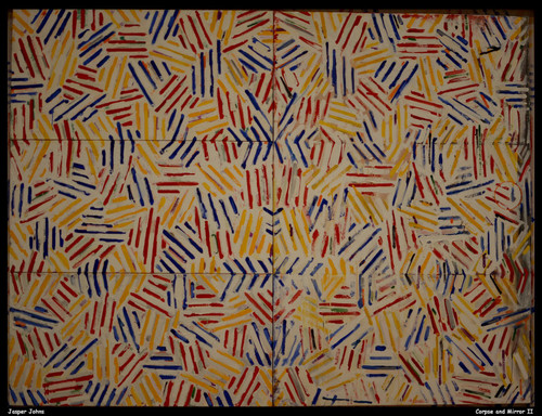 jasper-johns---corpse-and-mirror-ii--jpb_17862818498_o(1) Poster Canvas Movie Fi