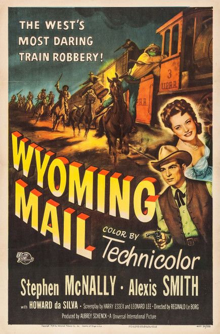 Wyoming Mail (1950)_1 Poster Canvas Movie Film Print A0 A1 A2 A3 A4 A5 A6 Art Wa
