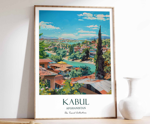 4_Kabul Print, Kabul Travel Poster, Afghanistan Poster, Islamic Decor, Middle Ea
