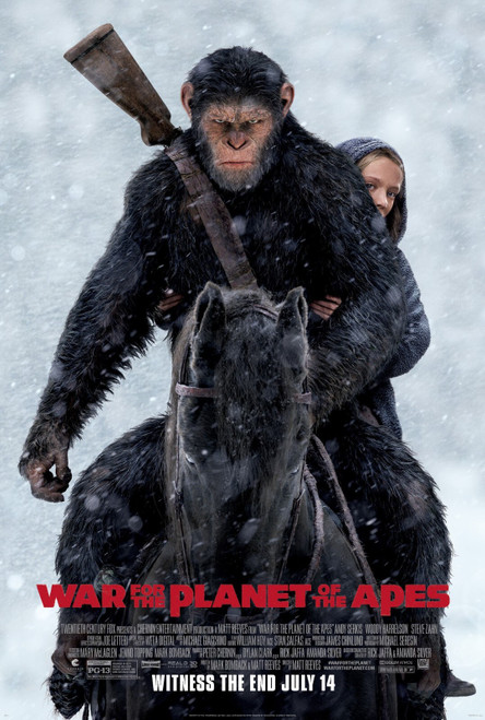 War for the Planet of the Apes (2017)_7 Poster Canvas Movie Film Print A0 A1 A2