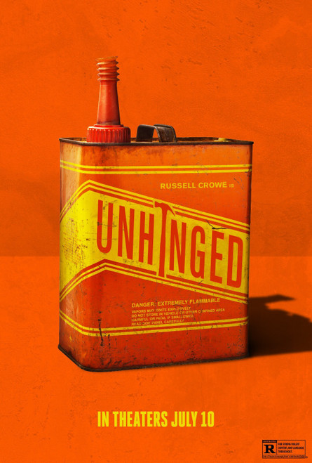 Unhinged (2020)_5 Poster Canvas Movie Film Print A0 A1 A2 A3 A4 A5 A6 Art Wall D