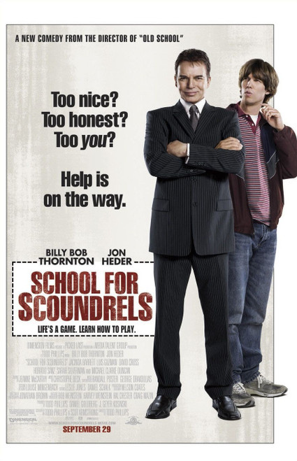 School for Scoundrels (2006)_2 Poster Canvas Movie Film Print A0 A1 A2 A3 A4 A5