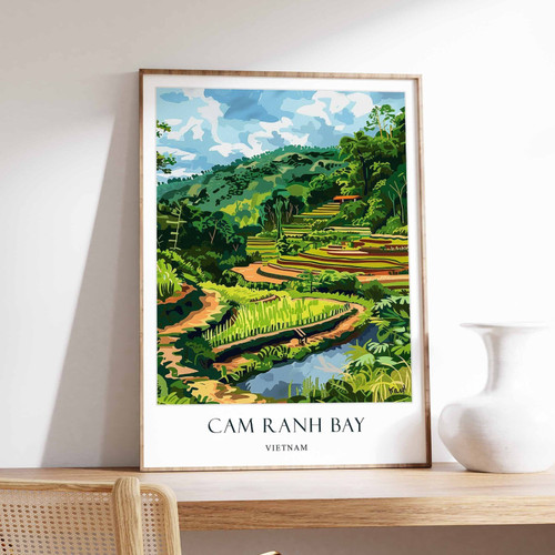 7_Cam Ranh Poster, Vietnam Poster, Southeast Asia Poster, Cam Ranh Travel Print,