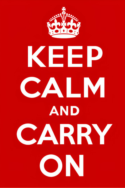 Keep Calm and Carry On Poster Canvas Movie Film Print A0 A1 A2 A3 A4 A5 A6 Art W