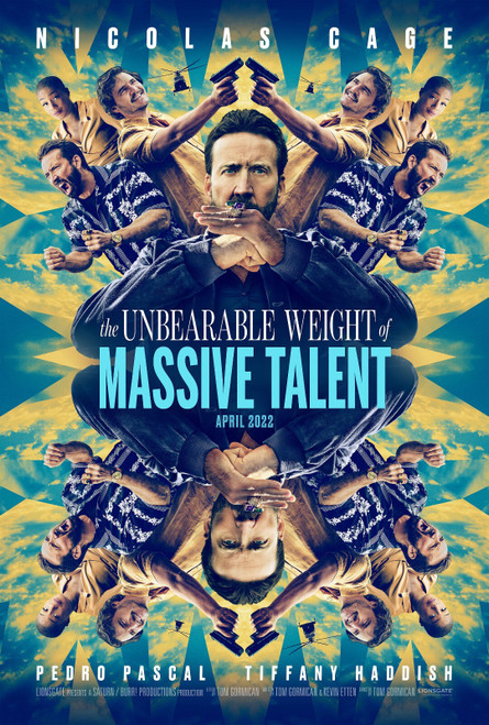 The Unbearable Weight of Massive Talent (2022)_1 Poster Canvas Movie Film Print