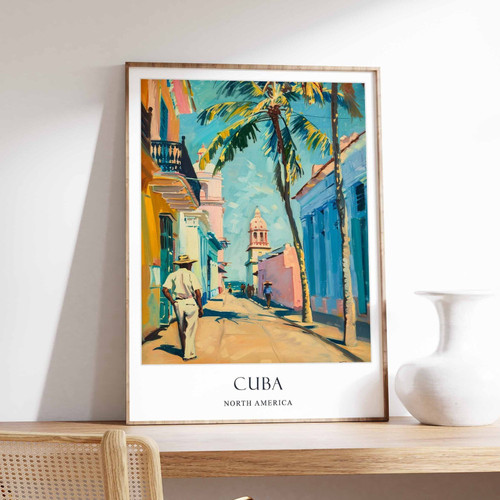 4_Cuba Poster, Havana Poster, Caribbean Poster, Cuban Culture, Vintage Poster, L