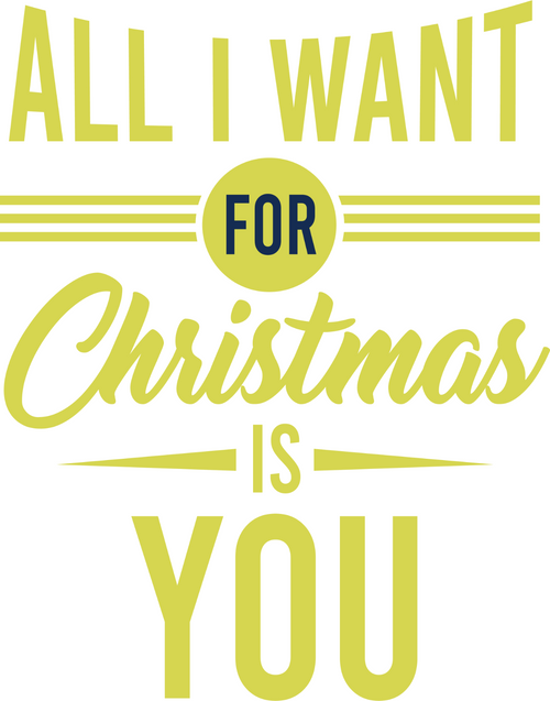 All I Want for Christmas is You Fun Gift Poster Canvas Print A0 A1 A2 A3 A4 A5 A