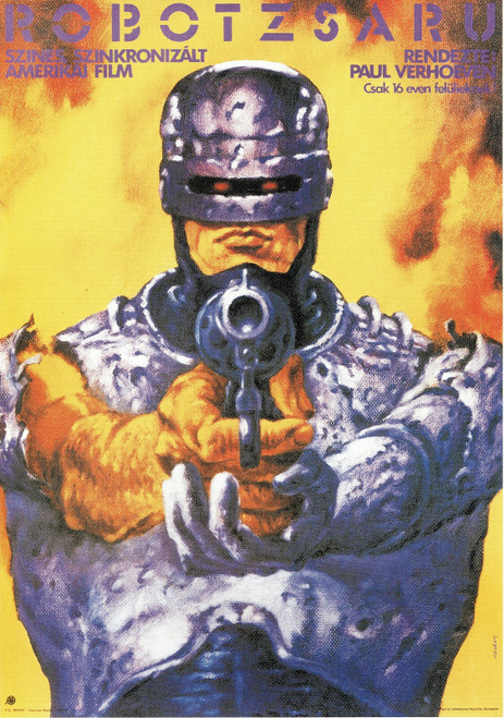 Robocop- Hungarian -1957 Poster Canvas Movie Film Print A0 A1 A2 A3 A4 A5 A6 Art