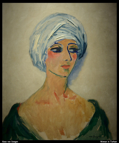 kees-van-dongen---woman-in-turban--jpb_34332112476_o(1) Poster Canvas Movie Film