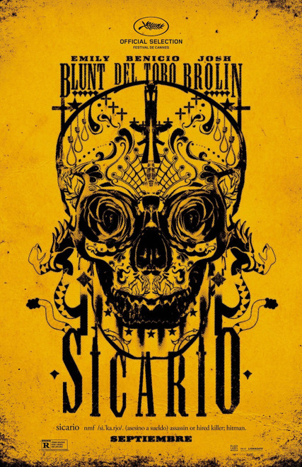 Sicario (2015)_2 Poster Canvas Movie Film Print A0 A1 A2 A3 A4 A5 A6 Art Wall De