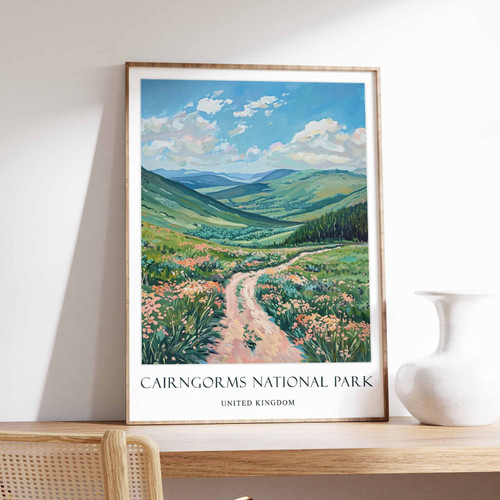 7_Cairngorms Poster, Scotland Poster, Scottish Highlands Poster, Nature Poster,