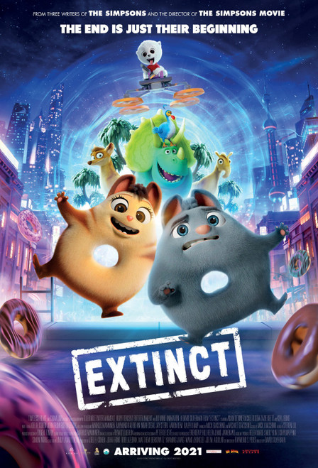 Extinct (2021)_1 Movie Film Poster Canvas iconic design