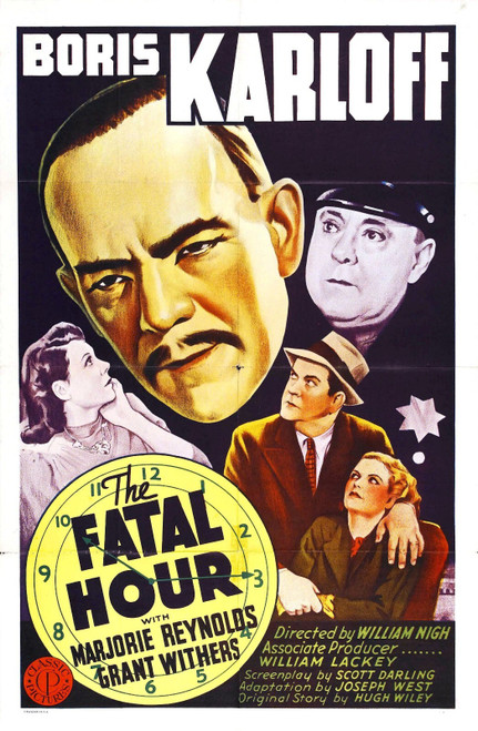 Fatal Hour 01 Poster Canvas Movie Film Print A0 A1 A2 A3 A4 A5 A6 Art Wall Decor