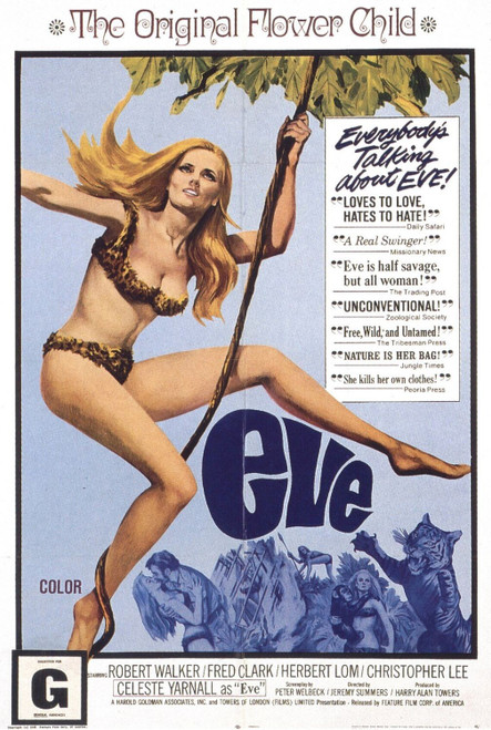 Eve (1968)_0 Movie Film Poster Canvas iconic design