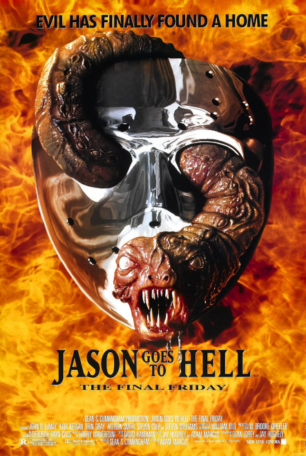 Jason Goes To Hell Poster 02 Poster Canvas Movie Film Print A0 A1 A2 A3 A4 A5 A6