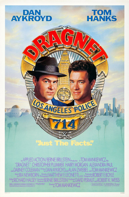 Dragnet (1987)_0 Movie Film Poster Canvas iconic design