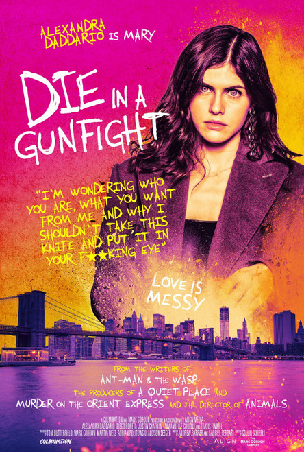 Die in a Gunfight (2021)_9 Movie Film Poster Canvas iconic design