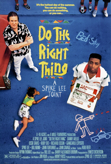 Do the Right Thing (1989)_0 Movie Film Poster Canvas iconic design