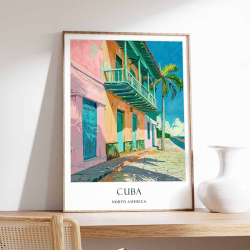 12_Cuba Poster, Havana Poster, Caribbean Poster, Cuban Culture, Vintage Poster,