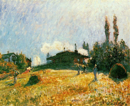 Alfred-Sisley-11 Poster Canvas Movie Film Print A0 A1 A2 A3 A4 A5 A6 Art Wall De