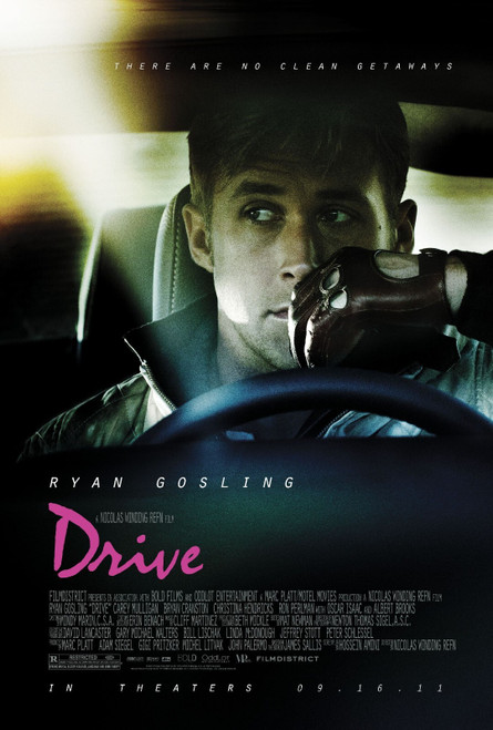 Drive (2011)_5 Movie Film Poster Canvas iconic design