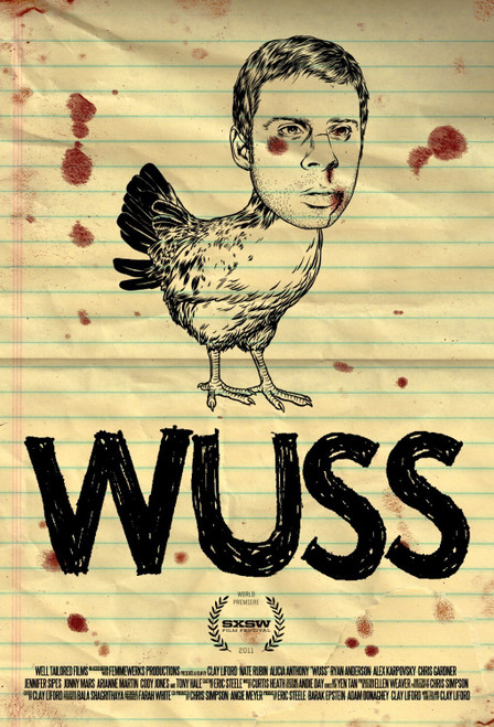 Wuss (2013)_0 Poster Canvas Movie Film Print A0 A1 A2 A3 A4 A5 A6 Art Wall Decor