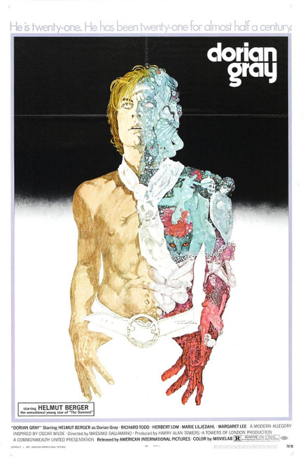 Dorian Gray (1970)_1 Movie Film Poster Canvas iconic design Dorian Gray (1970)_1 Movie Film Poster Canvas iconic design