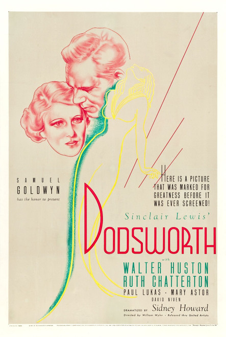 Dodsworth (1936)_0 Movie Film Poster Canvas iconic design