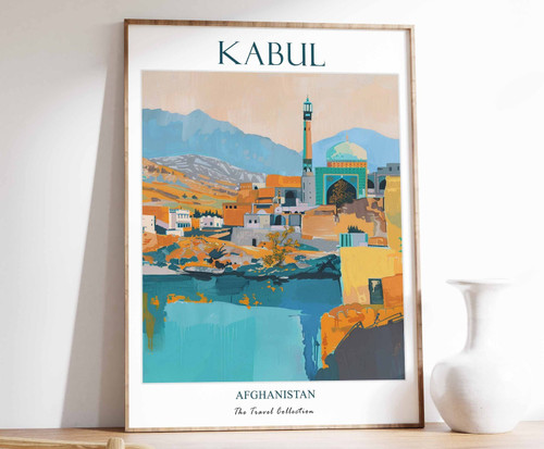 12_Kabul Print, Kabul Travel Poster, Afghanistan Poster, Islamic Decor, Middle E