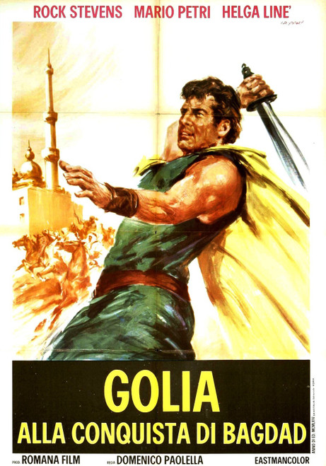 Hercules And Tyrants Of Babylon 03 Poster Canvas Movie Film Print A0 A1 A2 A3 A4