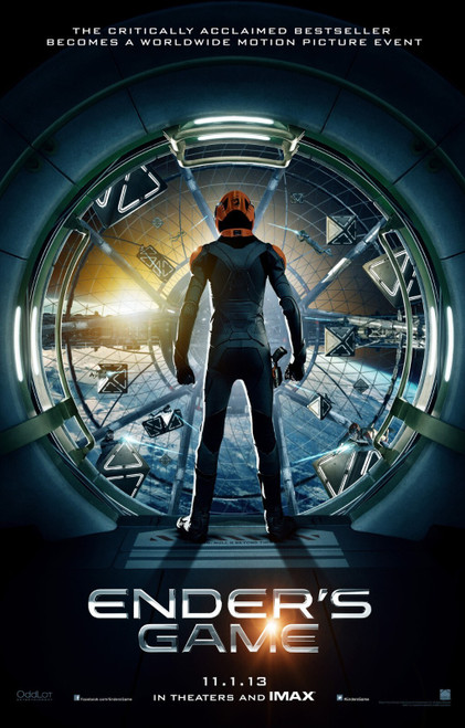 Ender_s Game (2013)_1 Movie Film Poster Canvas iconic design