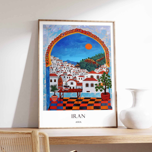 4_Iran Poster, Islamic Decor, Islamic Art, Middle Eastern Art, Iran Gift, Iran T