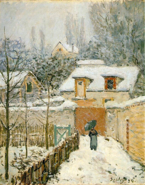 Alfred-Sisley-10 Poster Canvas Movie Film Print A0 A1 A2 A3 A4 A5 A6 Art Wall De