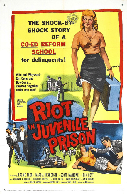 Riot In Juvenile Prison 01 Poster Canvas Movie Film Print A0 A1 A2 A3 A4 A5 A6 A