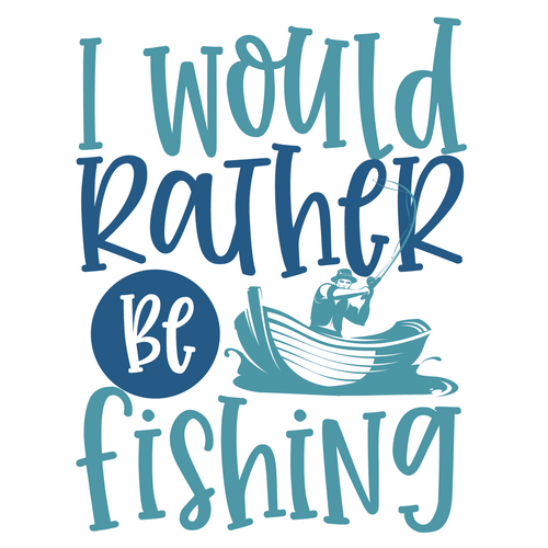 I would rather be fishing-01 Poster Canvas Movie Film Print A0 A1 A2 A3 A4 A5 A6