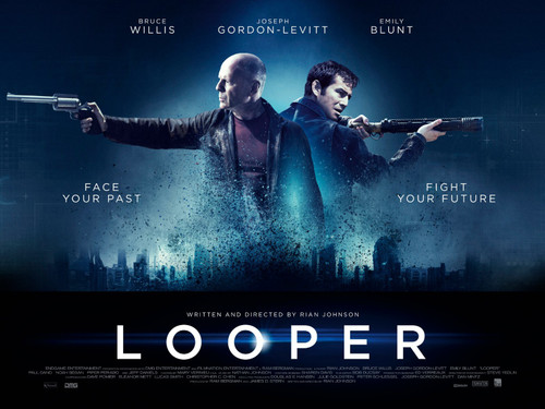 Looper (2012)_3 Poster Canvas Movie Film Print A0 A1 A2 A3 A4 A5 A6 Art Wall Dec