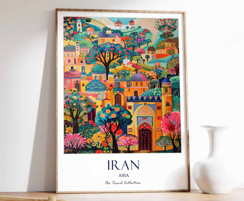 7_Iran Print, Iran Travel Poster, Middle East Travel Print, Islamic Decor, Gift