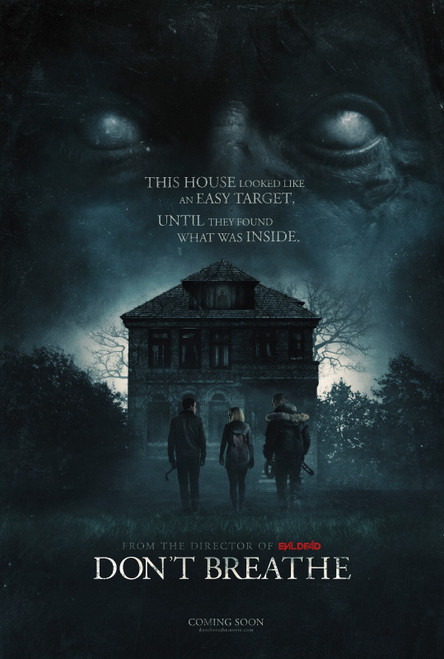 Don_t Breathe (2016)_5 Movie Film Poster Canvas iconic design