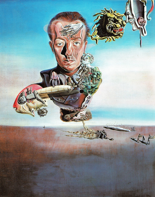 Salvador Dali - Portrait of poul 1929 Poster Canvas Movie Film Print A0 A1 A2 A3