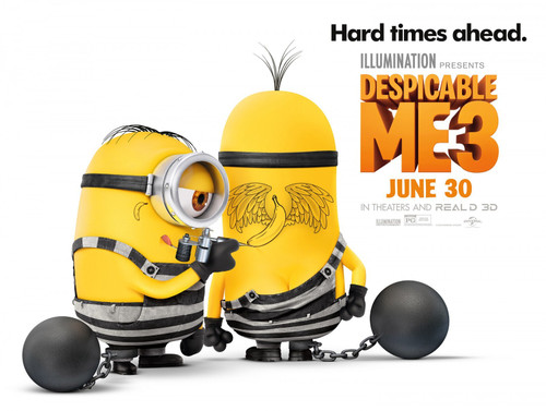 Despicable Me 3 (2017)_6 Movie Film Poster Canvas iconic design