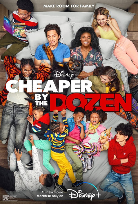 Cheaper by the Dozen (2022)_13 Movie Film Poster Canvas iconic design