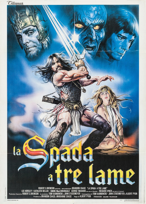 The Sword and the Sorcerer (1982)_3 Poster Canvas Movie Film Print A0 A1 A2 A3 A