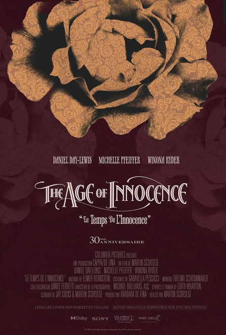 The Age of Innocence (1993)_2 Poster Canvas Movie Film Print A0 A1 A2 A3 A4 A5 A