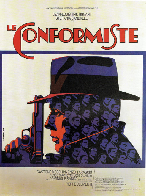 Le Conformiste - 1970 Poster Canvas Movie Film Print A0 A1 A2 A3 A4 A5 A6 Art Wa