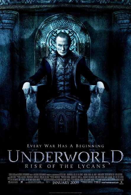 Underworld_ Rise of the Lycans (2009)_1 Poster Canvas Movie Film Print A0 A1 A2