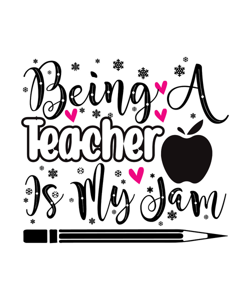 being a teacher is my jam Poster Canvas Movie Film Print A0 A1 A2 A3 A4 A5 A6 A