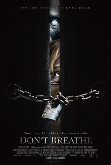 Don_t Breathe (2016)_3 Movie Film Poster Canvas iconic design