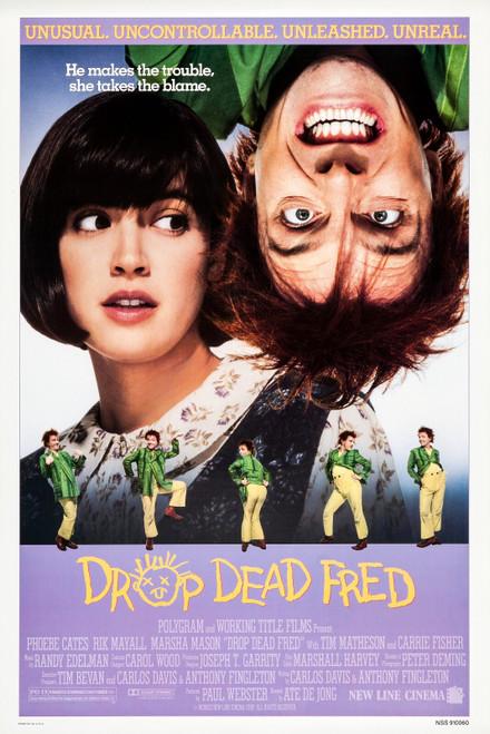 Drop Dead Fred (1991)_1 Movie Film Poster Canvas iconic design