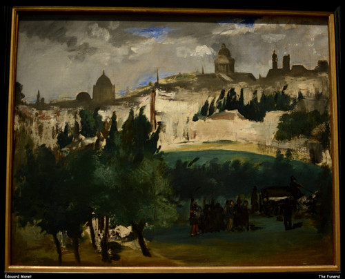 douard-manet---the-funeral--jpb_29305295640_o(1) Art Gallery Poster Canvas Print